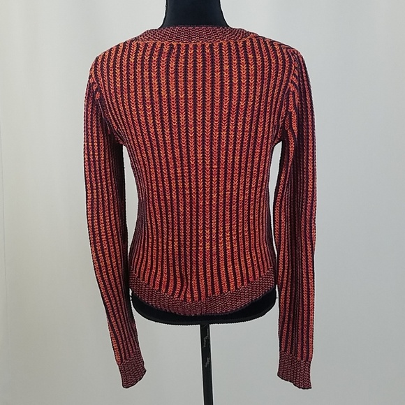 CAbi 891 Melange Lava Striped Pullover Sweater - Picture 5 of 6